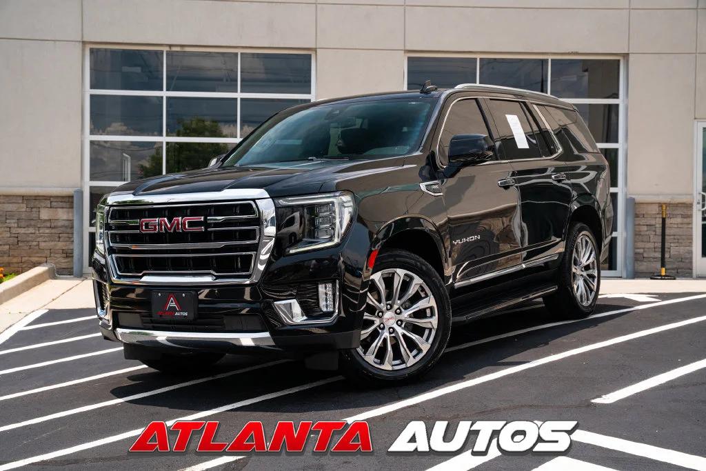 2021 GMC Yukon SLT, Onyx Black for sale in Marietta, GA — photo 1 of 54